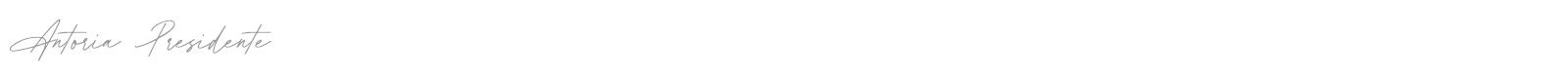 Antoria Presidente font preview